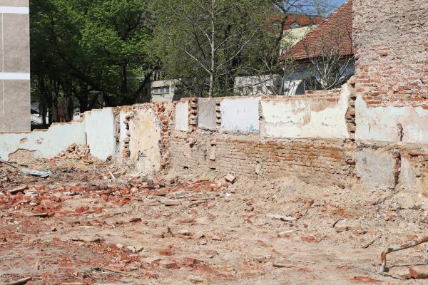 Brick Wall Demolition in Binghamton