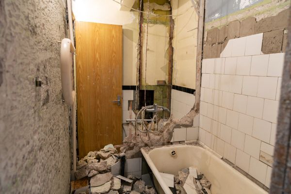 Shower Tile Demolition in Binghamton