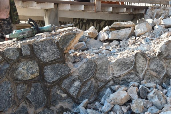 Retaining Wall Demolition in Binghamton