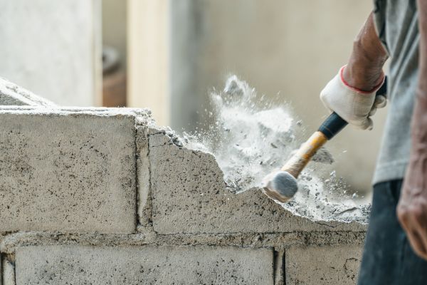 Block Wall Demolition in Binghamton